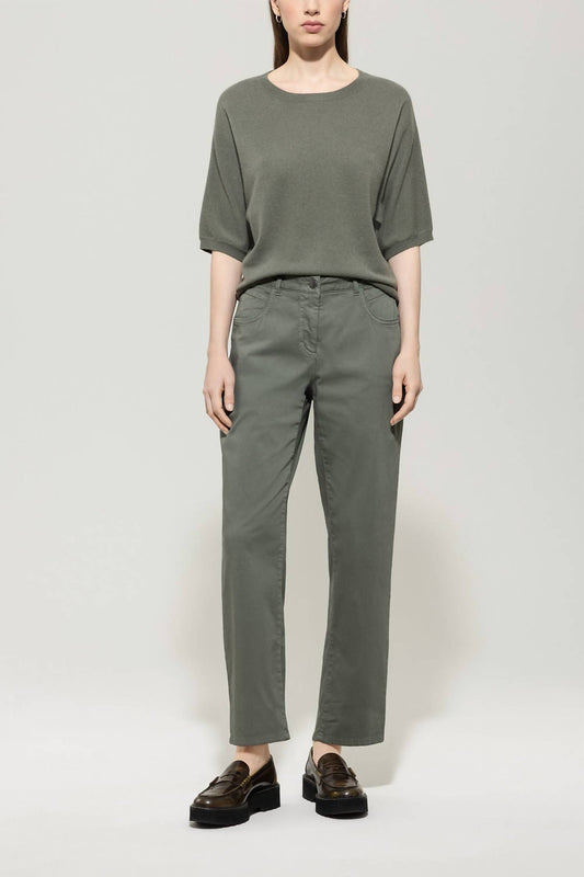 Luisa Cerano - High-stretch Tapered Denim Jean