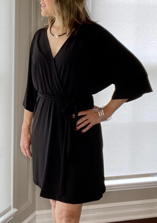 Ariella - Kimono Style Dress With Belt