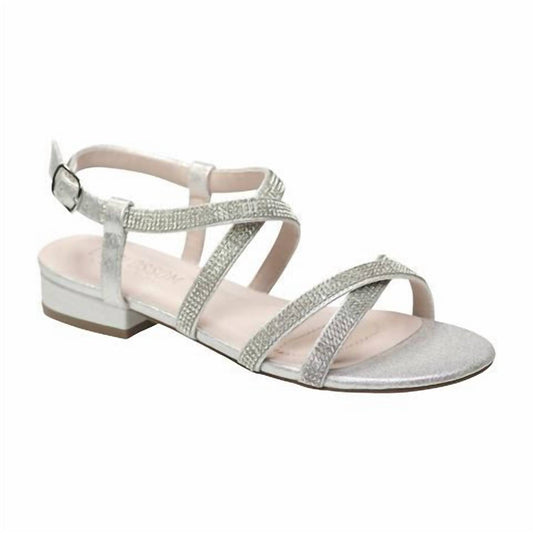 De Blossom Collection - Women's Cross Strappy Flat Sandals