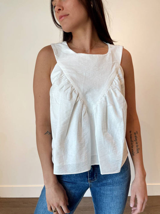 Miou Muse - Cleo Shirred Detail Blouse