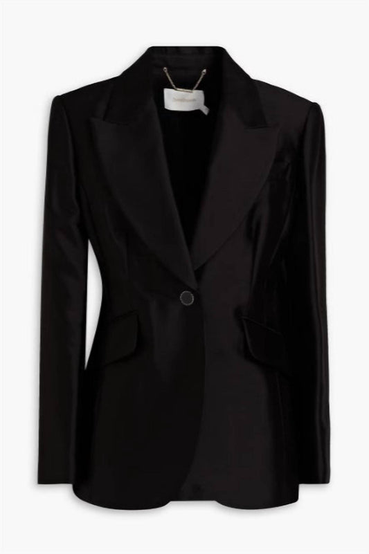 Zimmermann - Women's Long Sleeves Wool and Silk Blazer