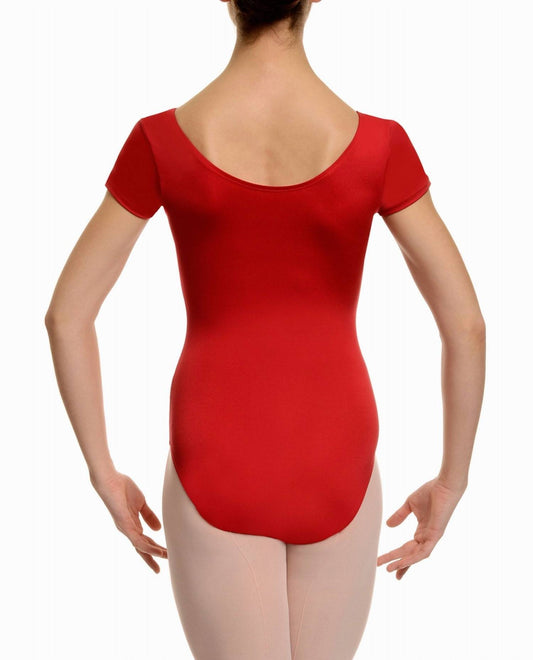 Danskin - Scoopneck Short Sleeve Leotard