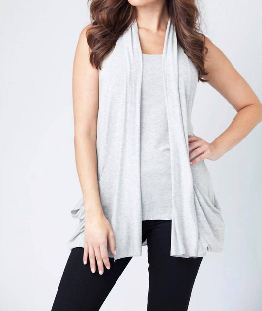 Angel Apparel - Draped Pocket Vest