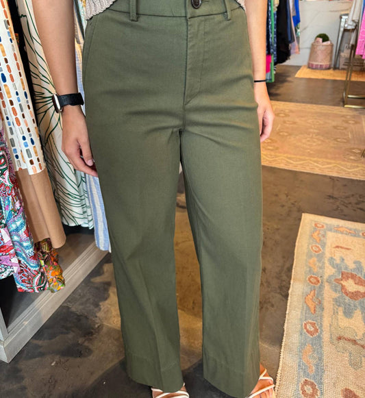 Spanx - Woman's Super Smooth Petite Stretch Twill Wide Leg Pants