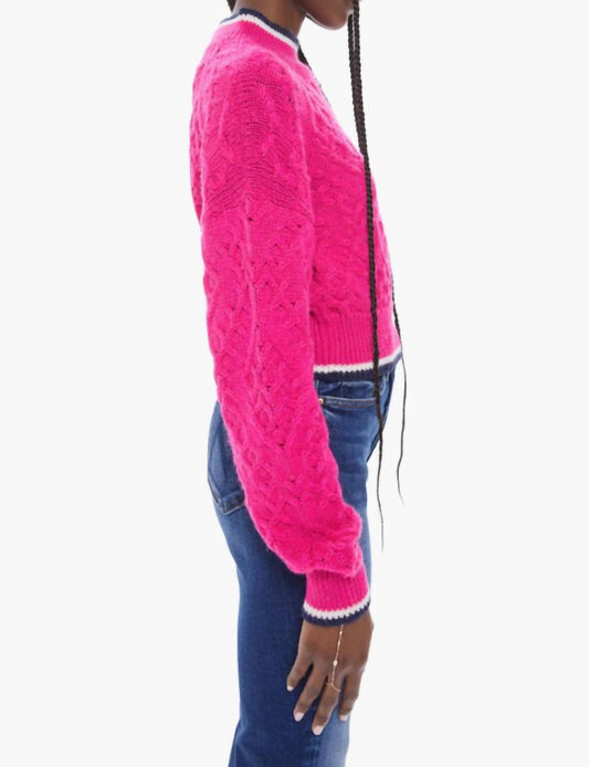 Mother - Mock Neck Jumper Crop Sweater