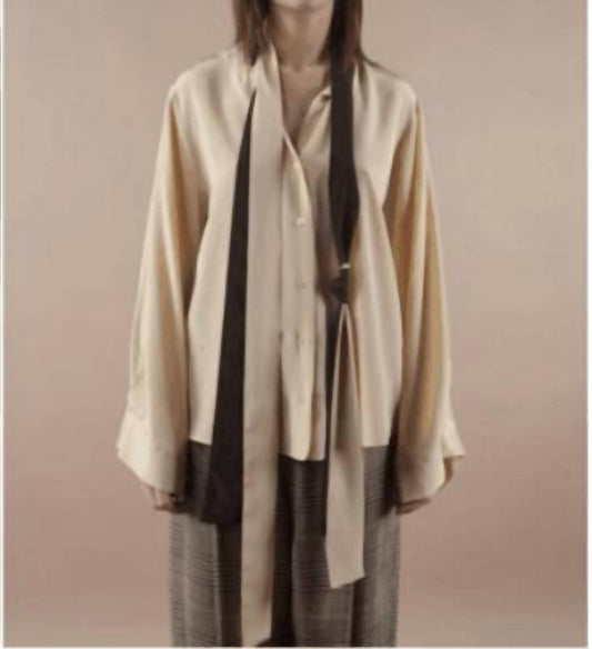 Phisique Du Role - Silk Blouse With Double Ties