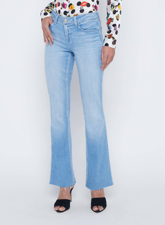 L'Agence - Sneeki Low-rise Sneaker Straight Jean