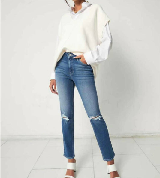 Kancan - Sultana High Rise Slim Straight Jeans