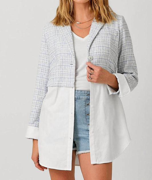 Mystree - Twofer Mixed Blazer