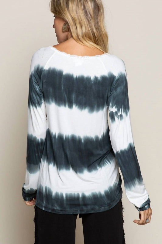 Dip Dyed Long Sleeve Tee