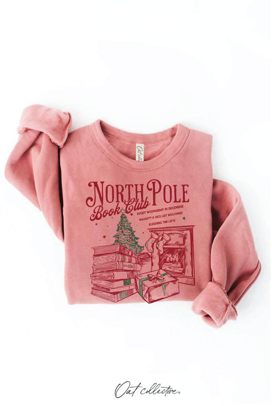 Oat Collective - North Pole Book Club Graphic Sweatshirt