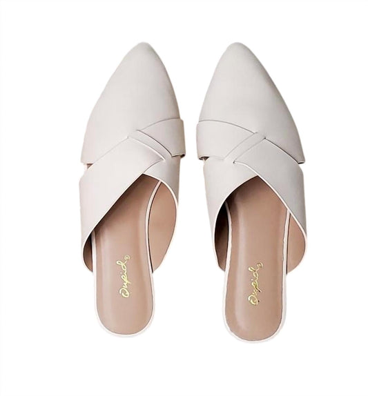 Qupid - Women's Swirl Ballerina Mules