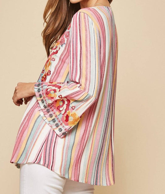 Andree By Unit - South Beach Embroidered Top