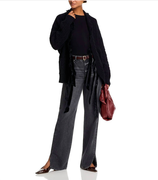 Sea - Women's Mariella Merino Wool Cable Knit Cardigan