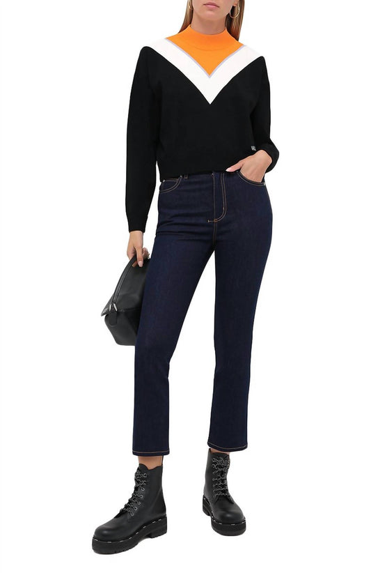 Valentino - Colorblock Viscose Pullover Sweater