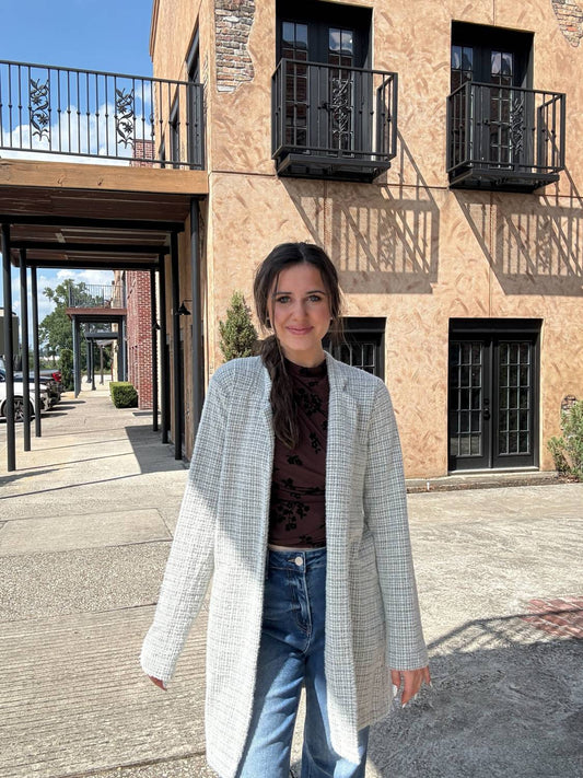 Wishlist - Heidi Houndstooth Jacket