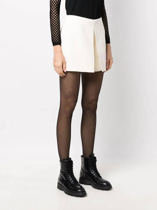 Valentino - Inverted Pleat-detail Skort