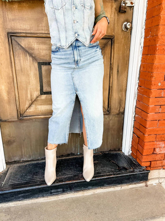 Daze - Women's Next Door Denim Skirt