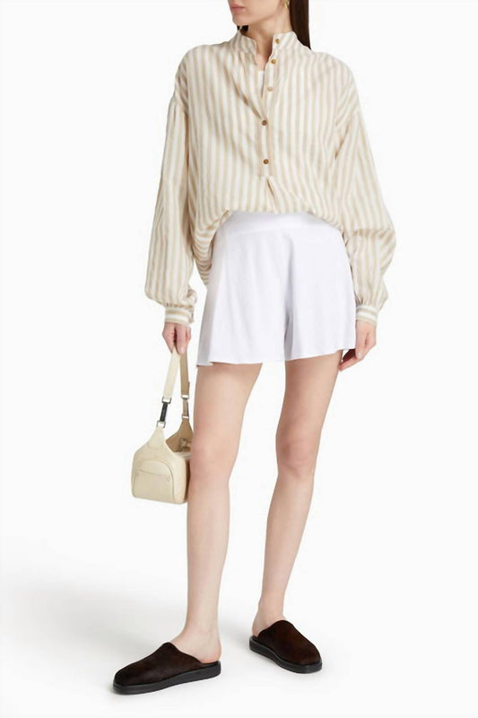 Vince - Linen-blend Shorts