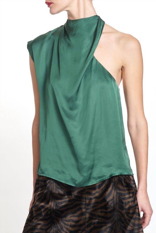 Corey Lynn Calter - Sage Silk Blouse