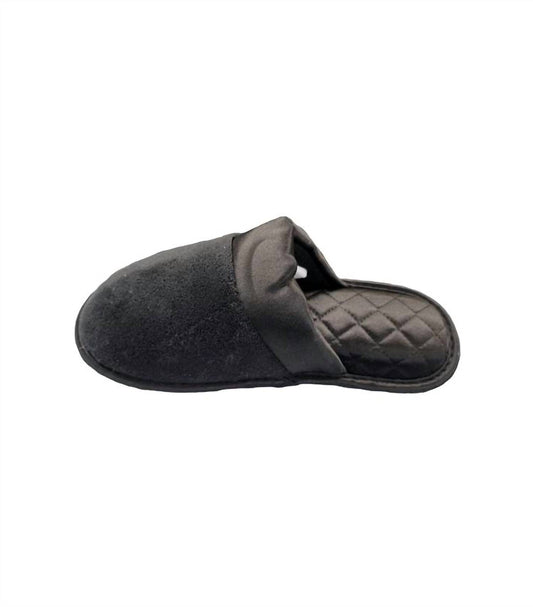 Isotoner - Women's Recycled Microterry and Satin Eco Clog Slipper