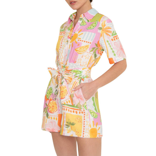 Fore - Retro Vintage Citrus Fruit Romper