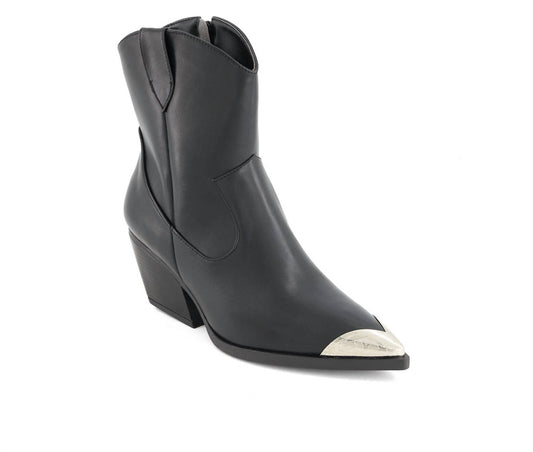 Andrea - Women's Pointed Toe Western Booties