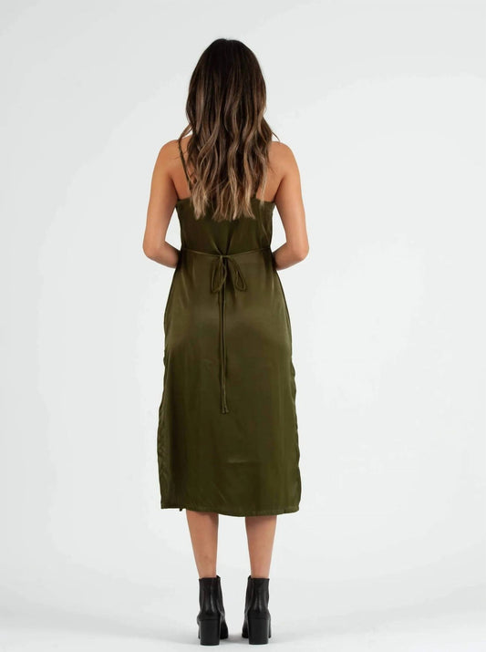 Lucca - Sierra Satin Back Tie Dress