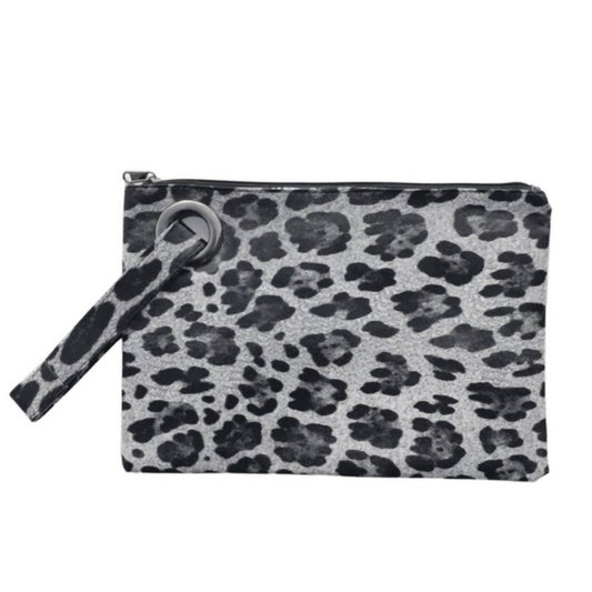 Pretty Simple - Leopard Wristlet Clutch