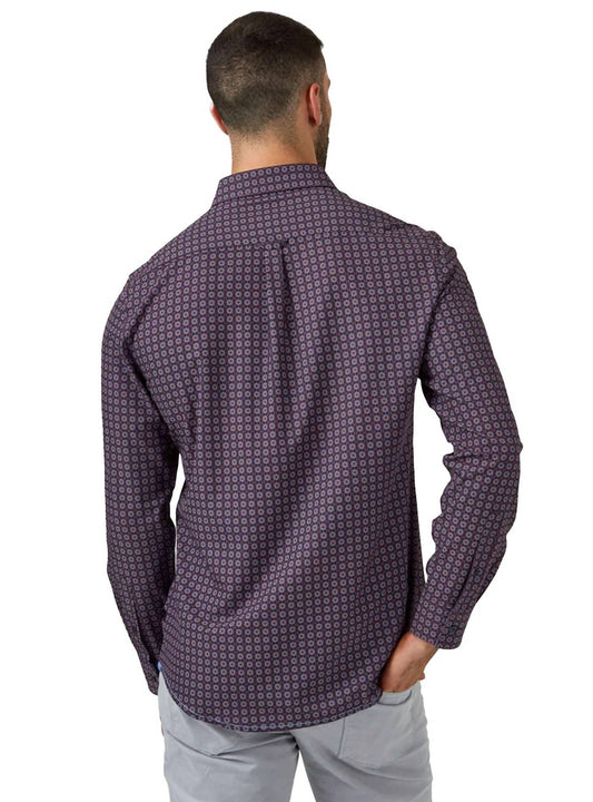 7Diamonds - Meknes Long Sleeve Patterned Shirt