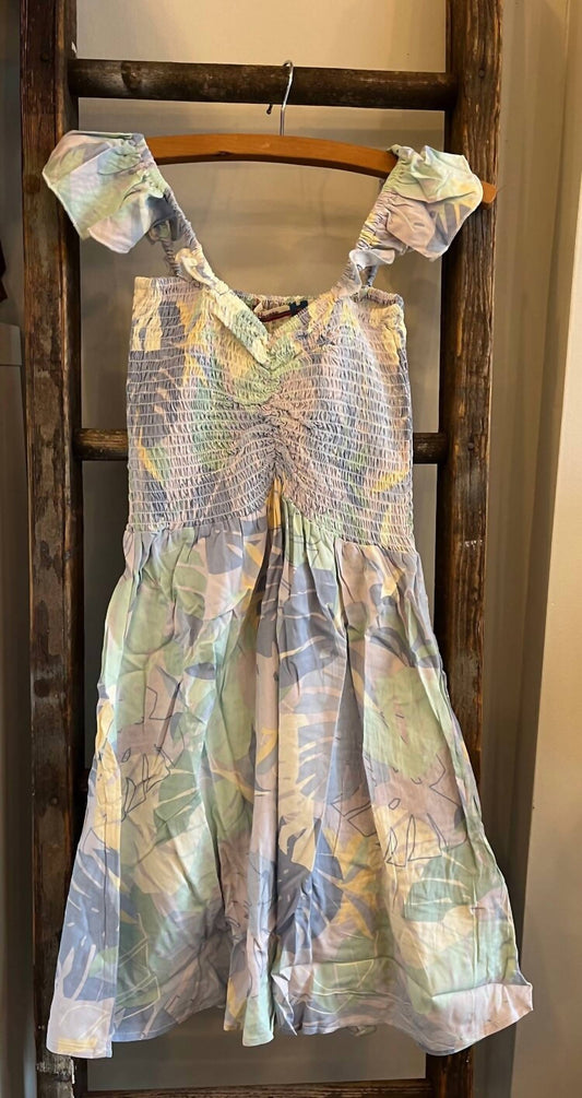 Vintage Havana - Kid's Tropical Print Sundress