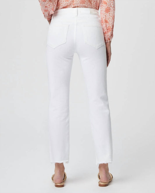 Paige - Cindy High Rise Cropped Straight Jeans