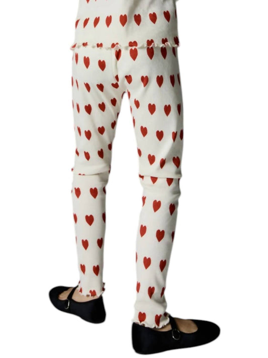 The New Society - Girl's Singapore Love Motif Leggings