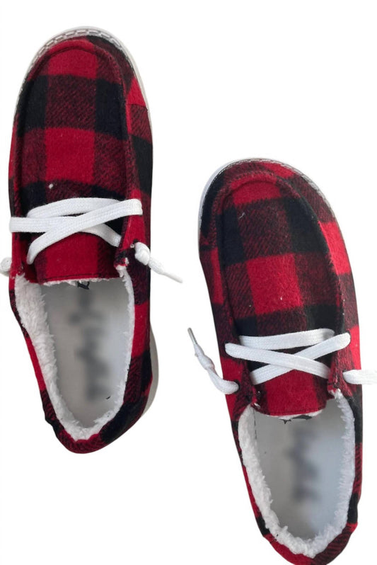 Gypsy Jazz - Women's Plaid Riley Sneakers