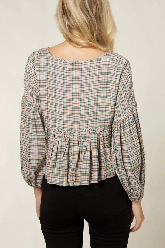 O'Neill - Rosie Plaid Top