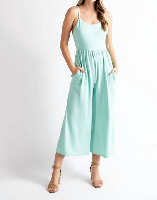 Rae Mode - Mint Butter Soft Tank Jumpsuit