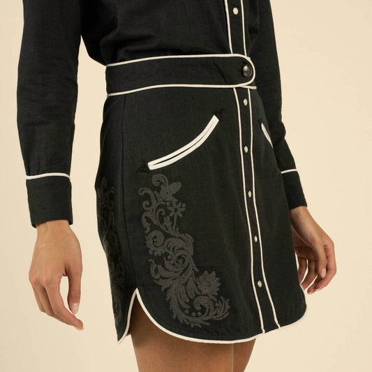 Sendero Provisions Co. - Calamity Pearl Snap Skirt