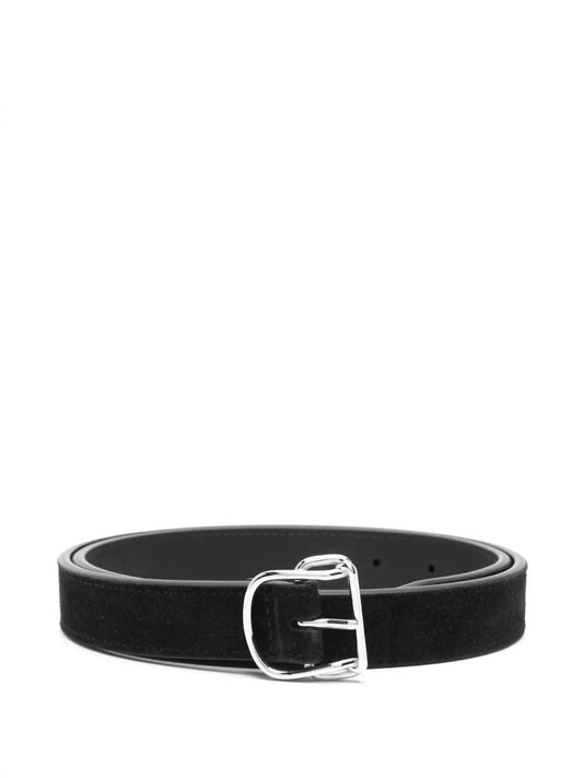 Toteme - Women's Swirl Suede Belt