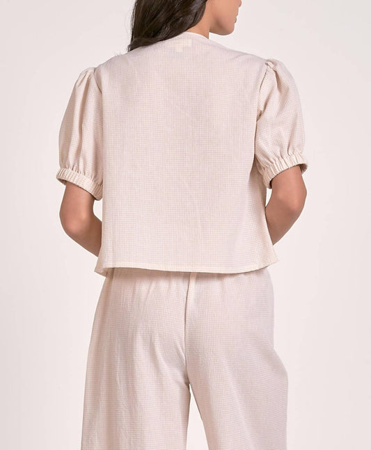 Elan - Dolce Short Sleeve Top