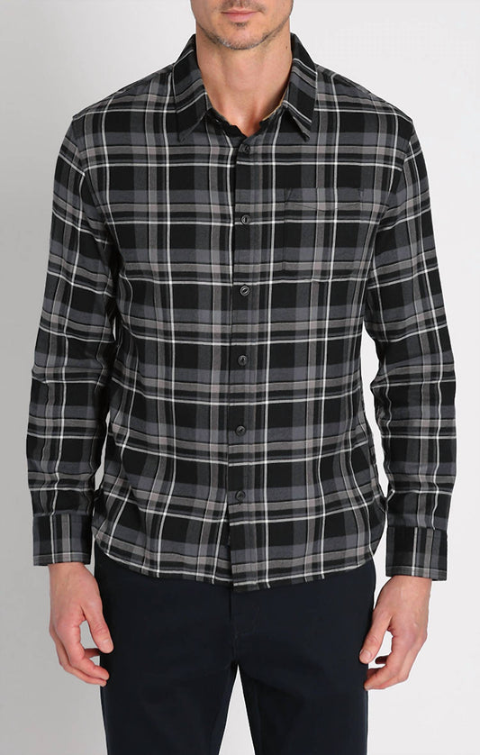 Jachs New York - Manor 6oz Stretch One Pocket Flannel Shirt