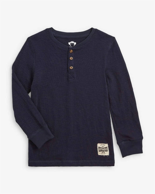Appaman - Boy's Craftsman Thermal Henley Top