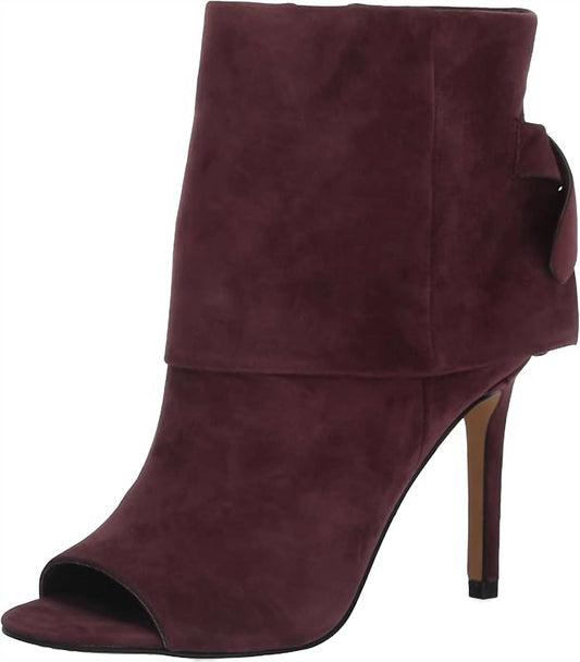 Vince Camuto - Women's Amesha Suede Open Toe Bootie