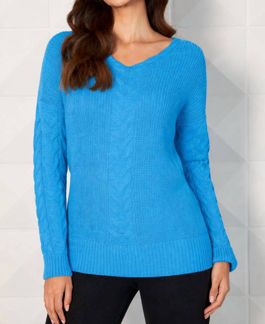 French Kyss - Cable V-Neck Top