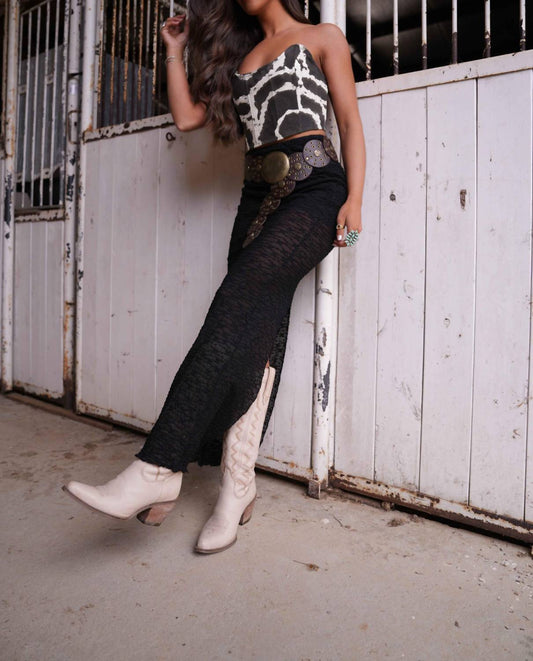 Pretty Garbage - Coastal Cowgirl Maxi Skirt