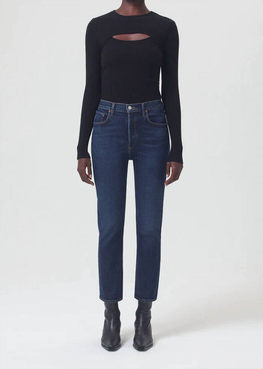 Agolde - RILEY HIGH RISE STRAIGHT CROP JEAN