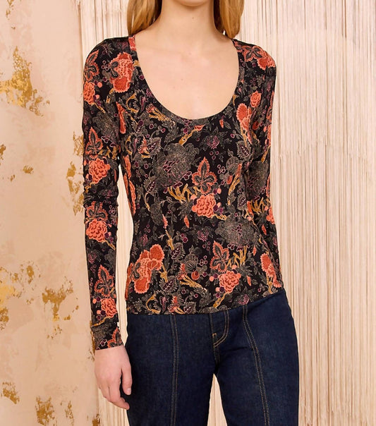 Ulla Johnson - Aris Jersey Long Sleeve U-neck Top