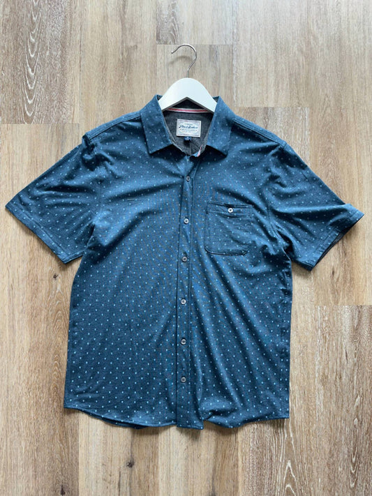 Flags & Anthem - Fulton Short Sleeve Geo Print Knit Shirt