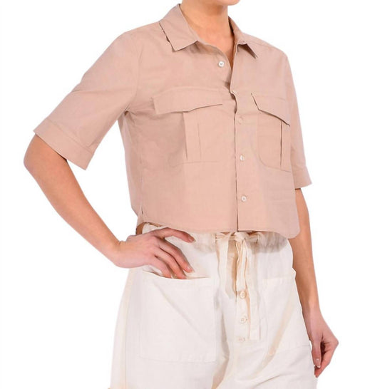 Cissa - Safari Button Up Shirt