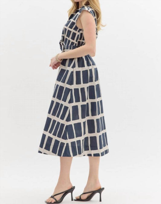 Entro - Abbey Abstract Dress