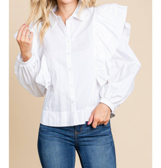 Jodifl - Solid Top with Collared Neck